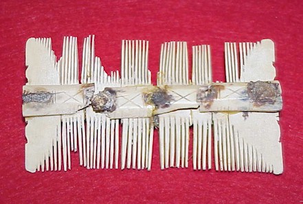 Antler bone comb