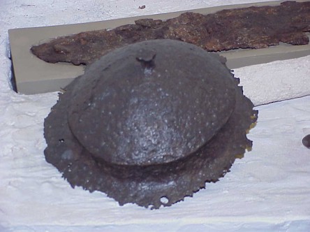 Saxon burial shield
