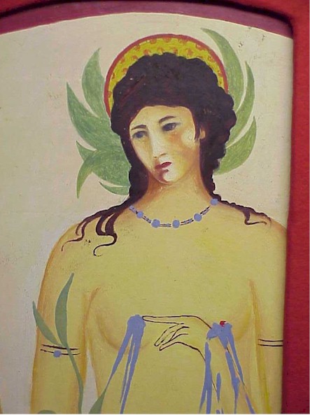 Lullingstone wall painting